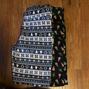 Festive 2  Patterned Leggings Serra women’s medium